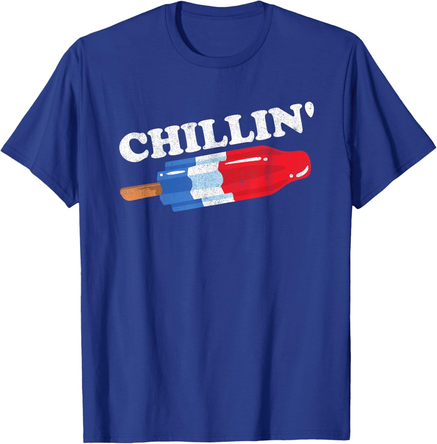 Summer Popsicle Chillin Funny Bomb Retro 80s Pop Gift T-Shirt - T-Shirt | Royal