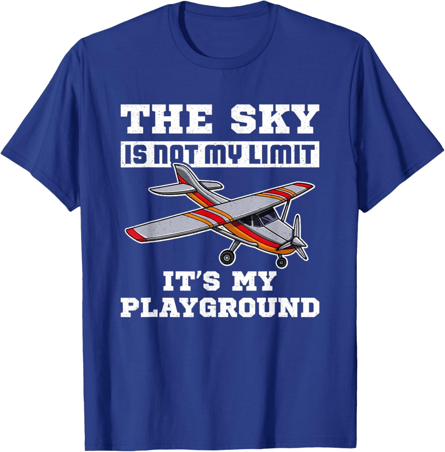 Modellflugzeug RC Plane Hobby Modellbauer T-Shirt - T-Shirt | Royal