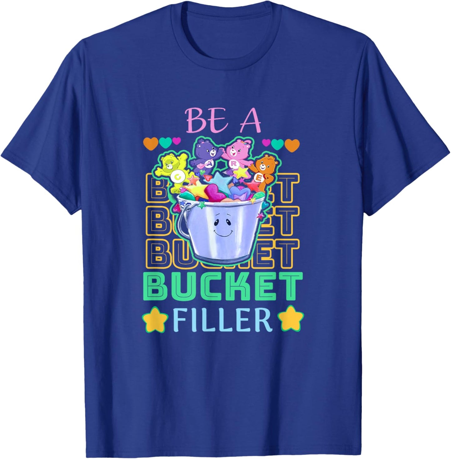 Be A Bucket Filler Teacher Growth Mindset T-Shirt - T-Shirt | Royal