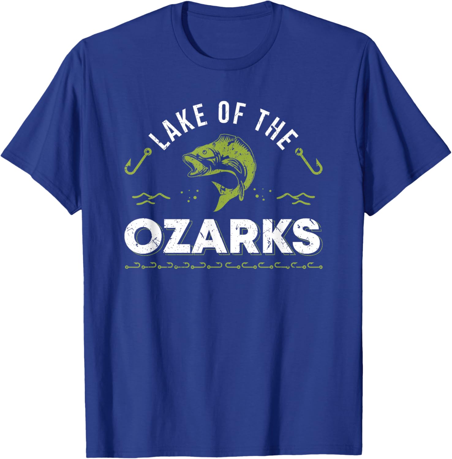 Lake of the Ozarks Missouri Fishing Family Vacation Souvenir T-Shirt - T-Shirt | Royal