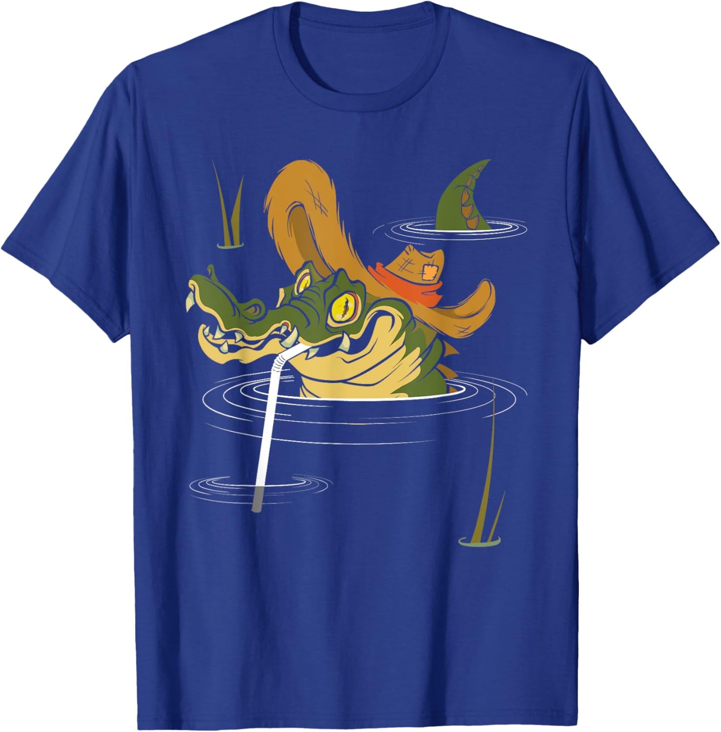 Swamp Water - Alligator Gator Crocodile Zoo Animal Lover T-Shirt - T-Shirt | Royal