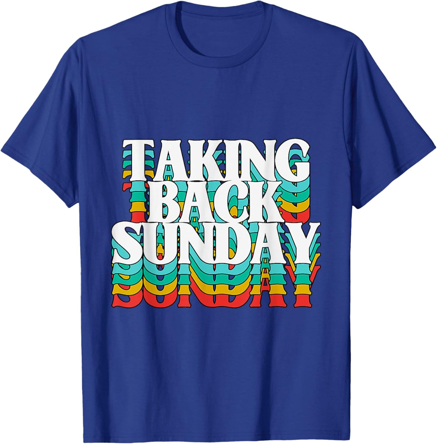 Taking Back Sunday Funny Apparel Vintage T-Shirt - T-Shirt | Royal