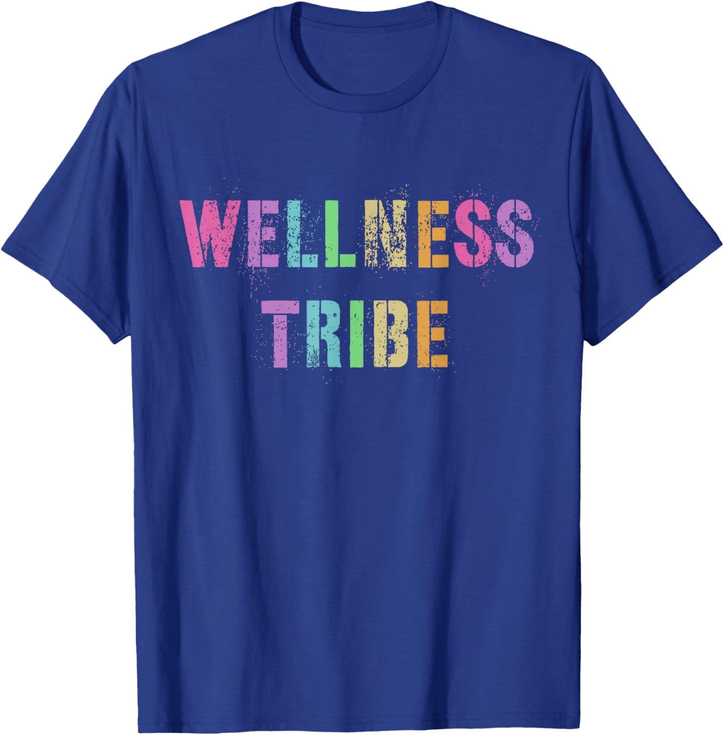 WELLNESS TRIBE Health Trainer Fitness Rockstar Crew Yoga Mom T-Shirt - T-Shirt | Royal
