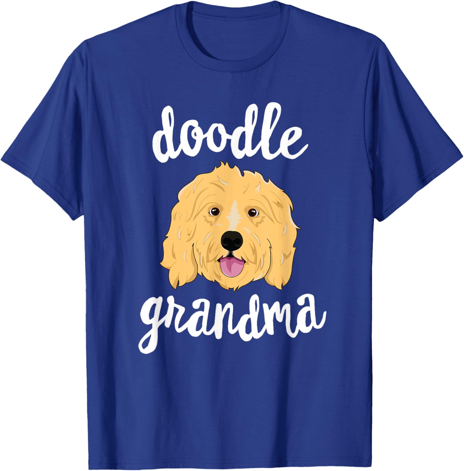 Golden Doodle Grandma Pawma Dog Grandparents Grand Maw Men Women Kids T-Shirt - T-Shirt | Royal