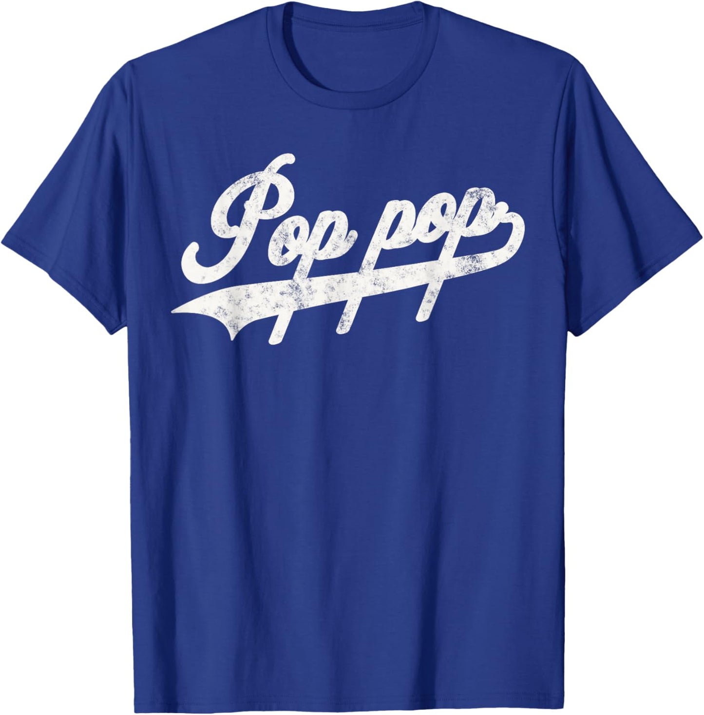 Pop pop Retro Style Father’s day Gift Papa Grandpa T-Shirt - T-Shirt | Royal