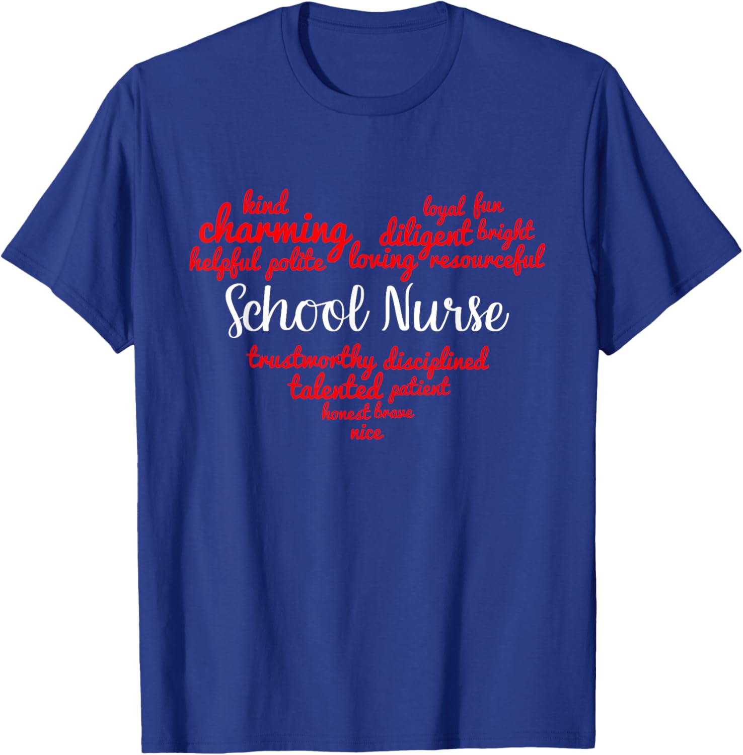 School Nurse T-Shirt - T-Shirt | Royal