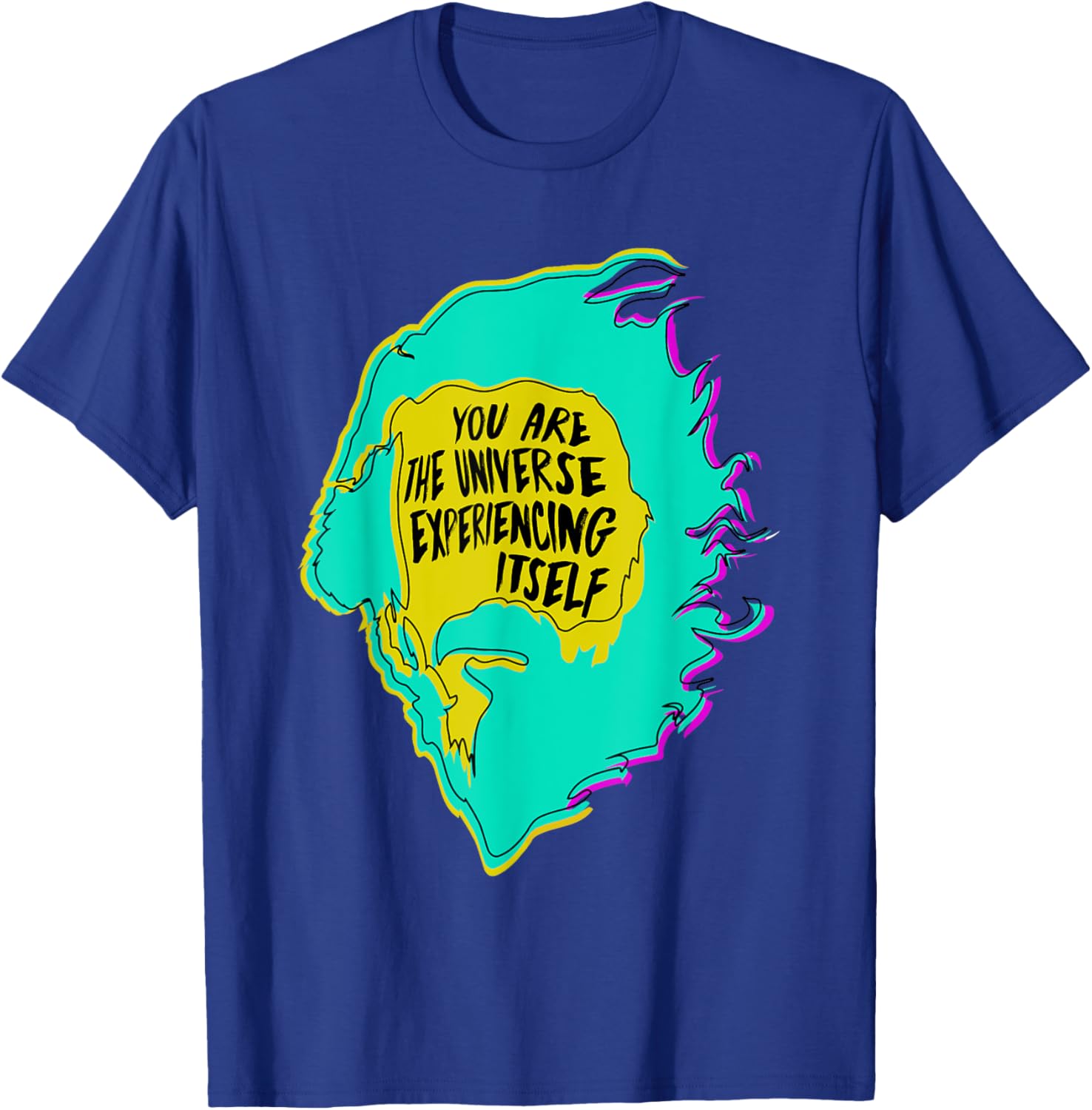 Alan Watts You Are The Universe Experiencing Itself Modern T-Shirt - T-Shirt | Royal