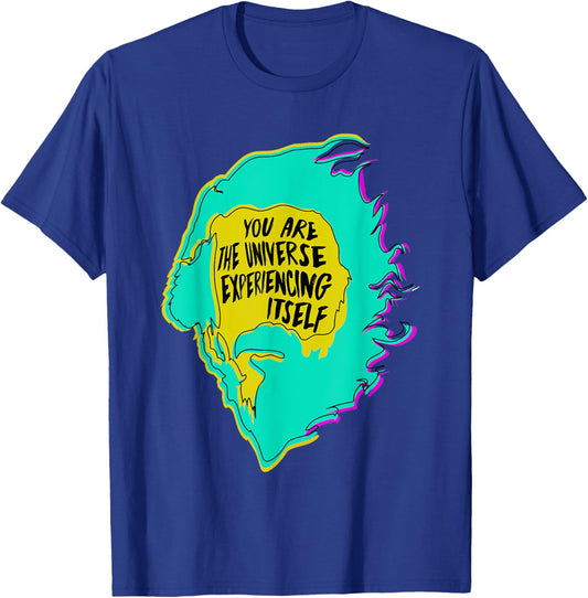Alan Watts You Are The Universe Experiencing Itself Modern T-Shirt - T-Shirt | Royal