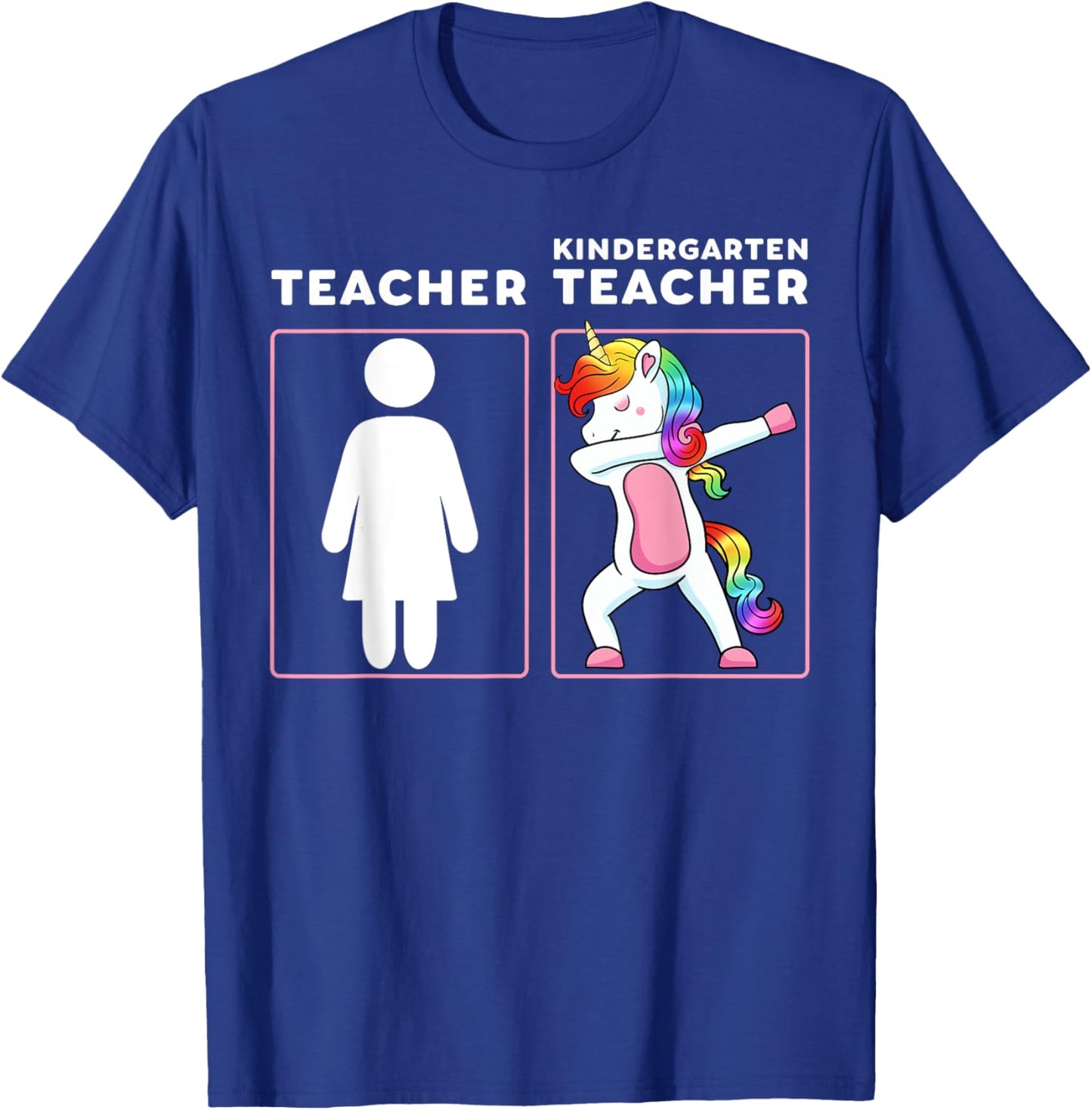 Kindergarten Teacher Elementary School Instructor Educator T-Shirt - T-Shirt | Royal