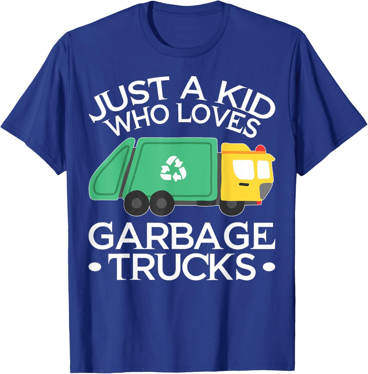 Toddler Garbage Truck Man Costume Kids T-Shirt - T-Shirt | Royal