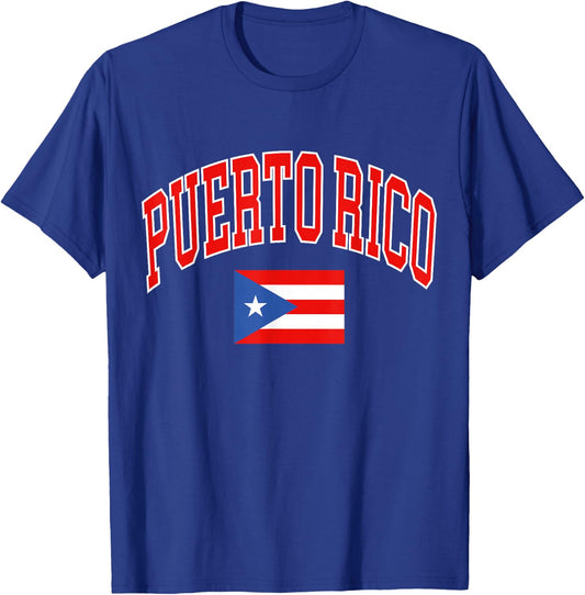 Puerto Rico Flag T-Shirt - T-Shirt | Royal