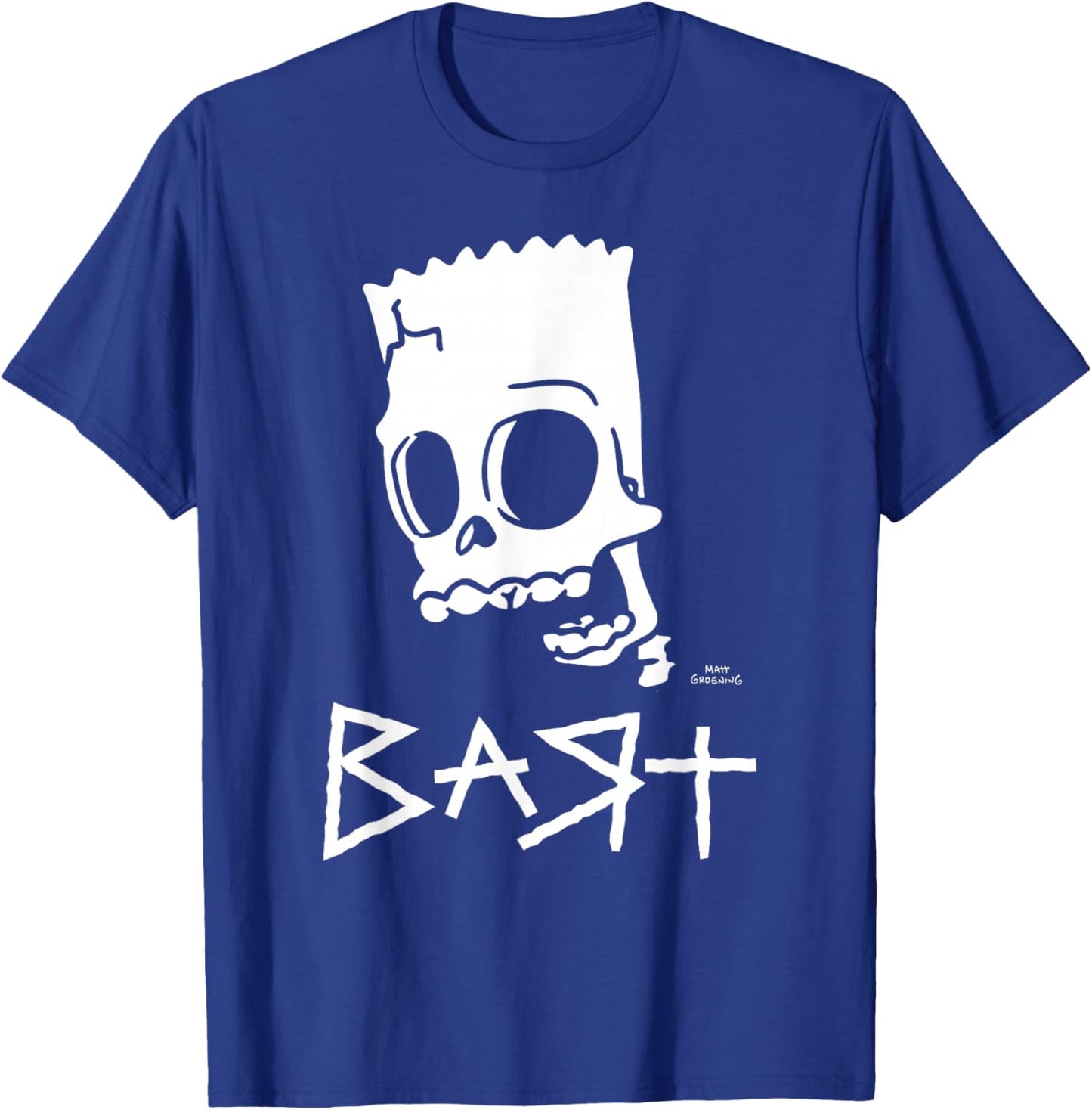 The Simpsons Bart Skeleton V2 T-Shirt - T-Shirt | Royal