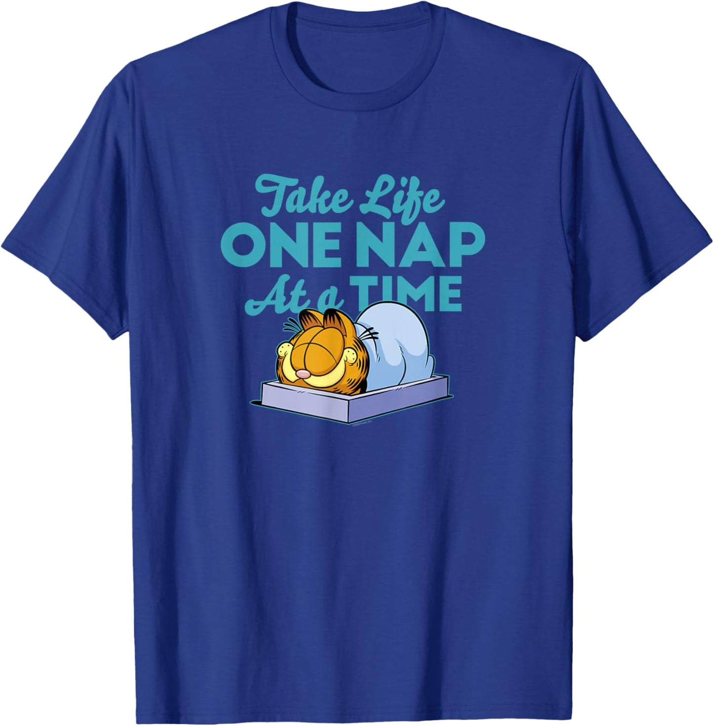 Garfield Take Life One Nap At A Time Garfield T-Shirt - T-Shirt | Royal