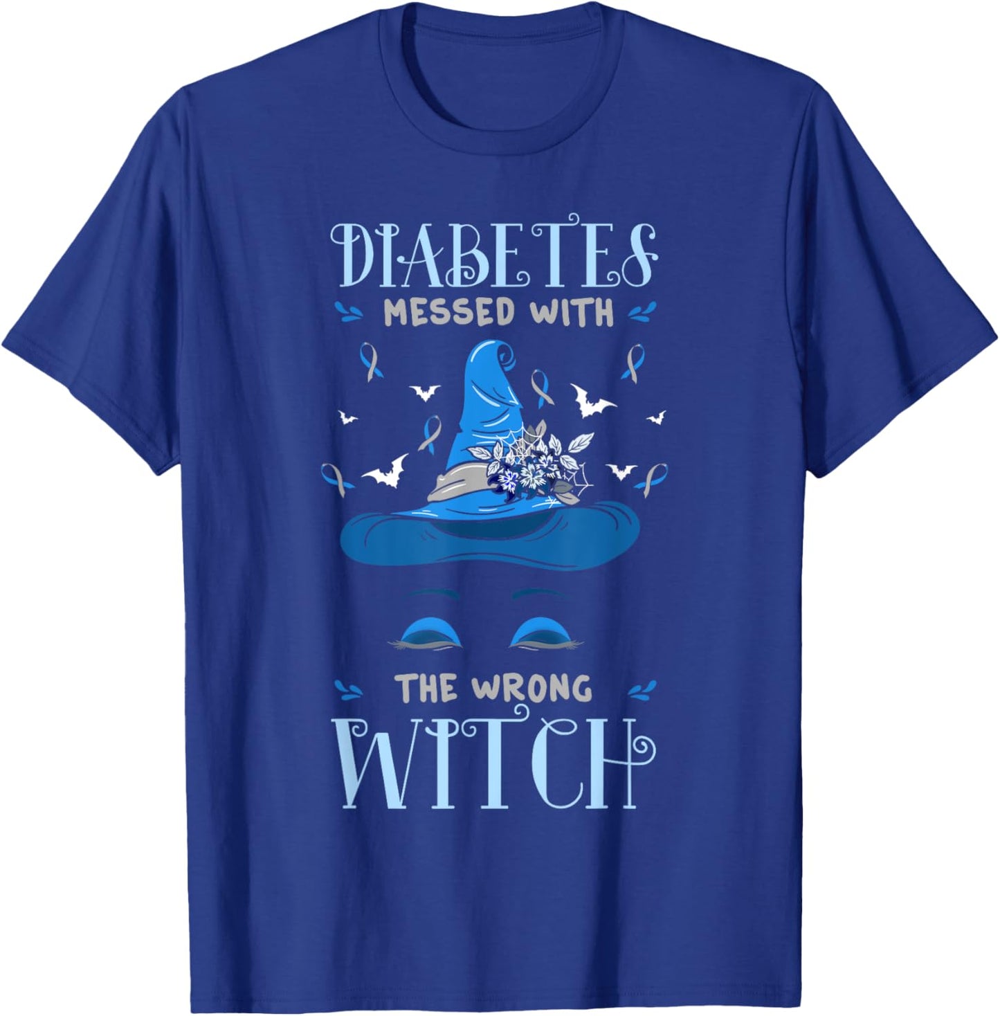 Diabetes Survivors Diabetic Patient Halloween Witch Costume Small T-Shirt - T-Shirt | Royal