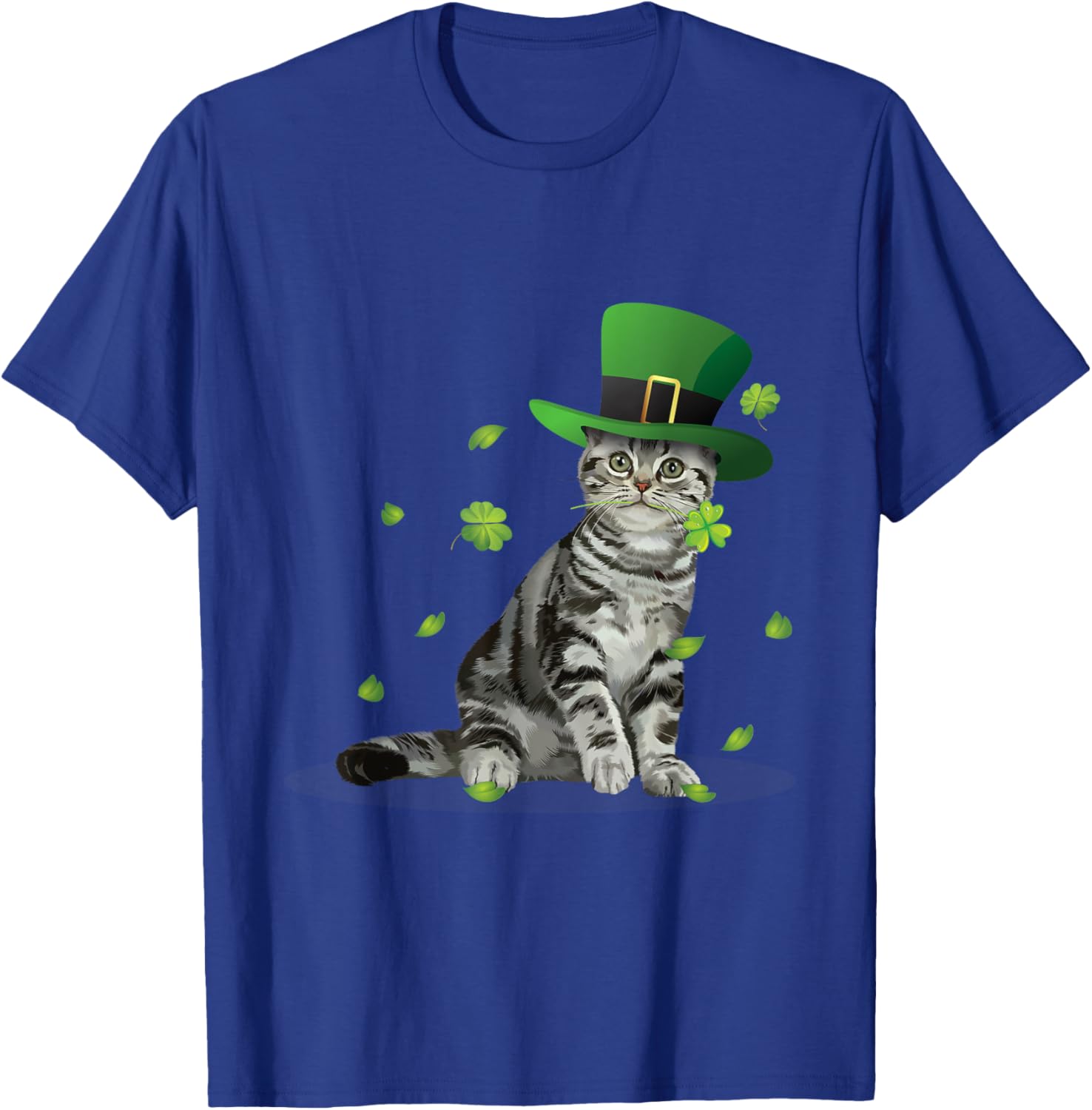 Saint Patrick's Day Cat St. Patrick's Day Cat Women T-Shirt - T-Shirt | Royal