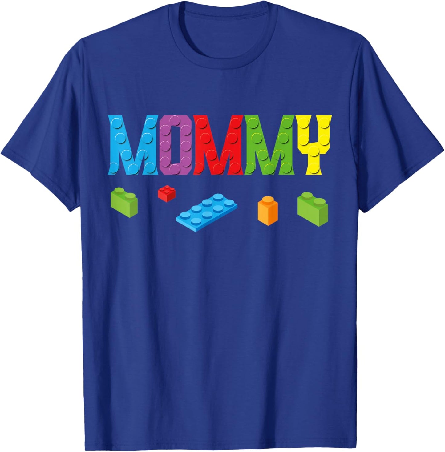 Mommy Master Builder Building Bricks Blocks Family Set Women Small T-Shirt - T-Shirt | Royal