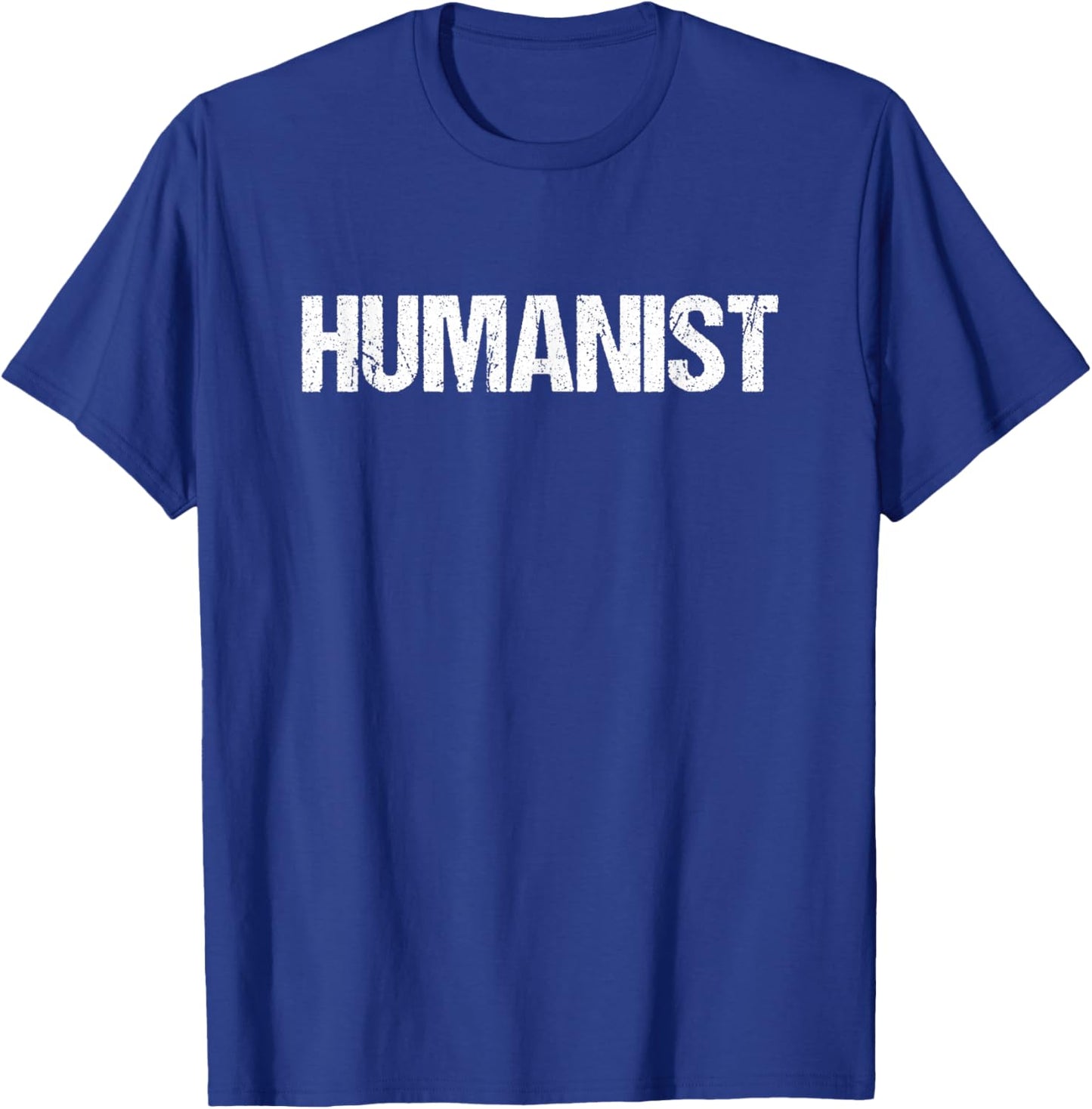 Humanist Simple Title T-Shirt - T-Shirt | Royal