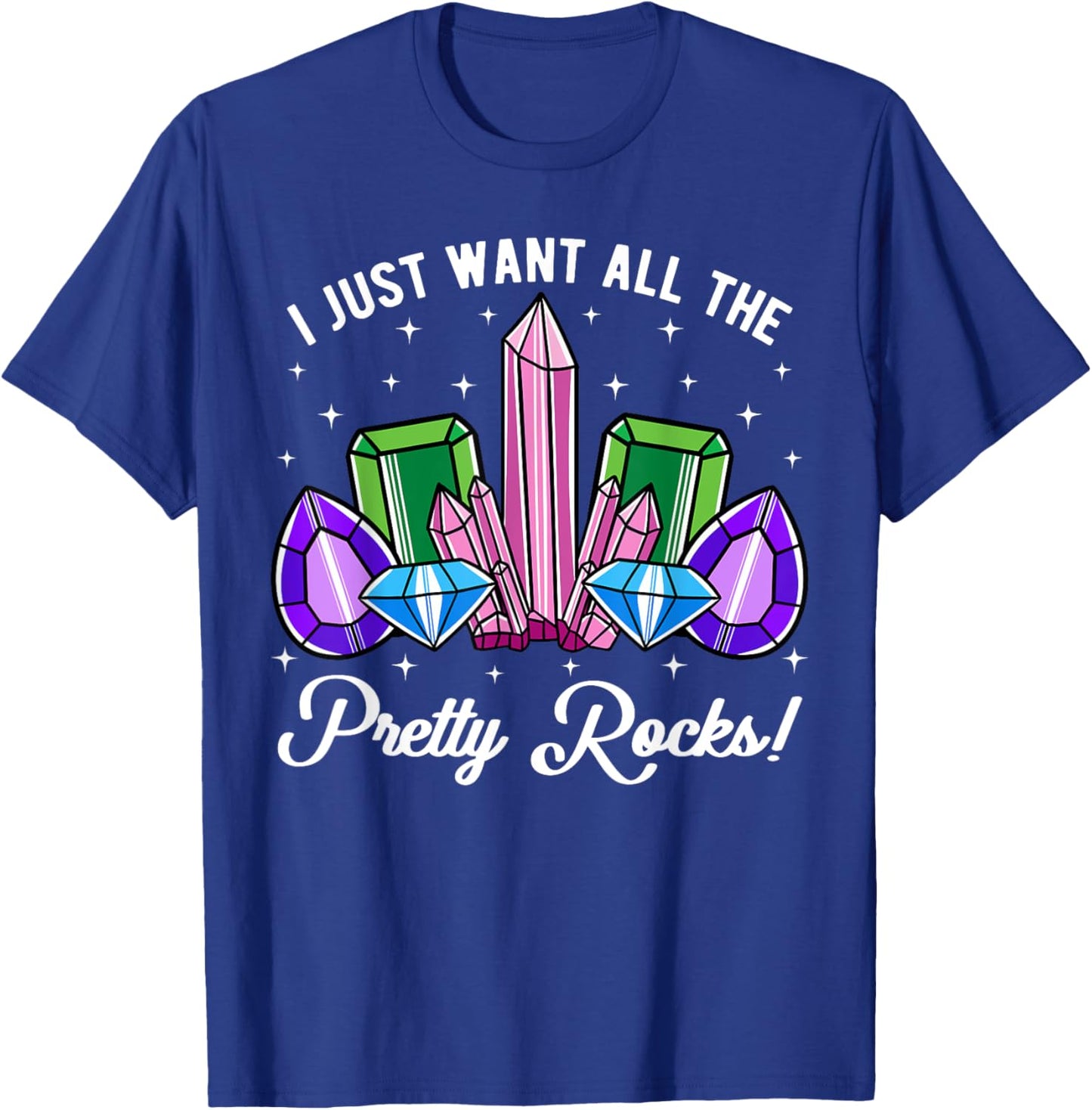 Geology Geologist Earth Scientist Mineral Rock Lovers T-Shirt - T-Shirt | Royal