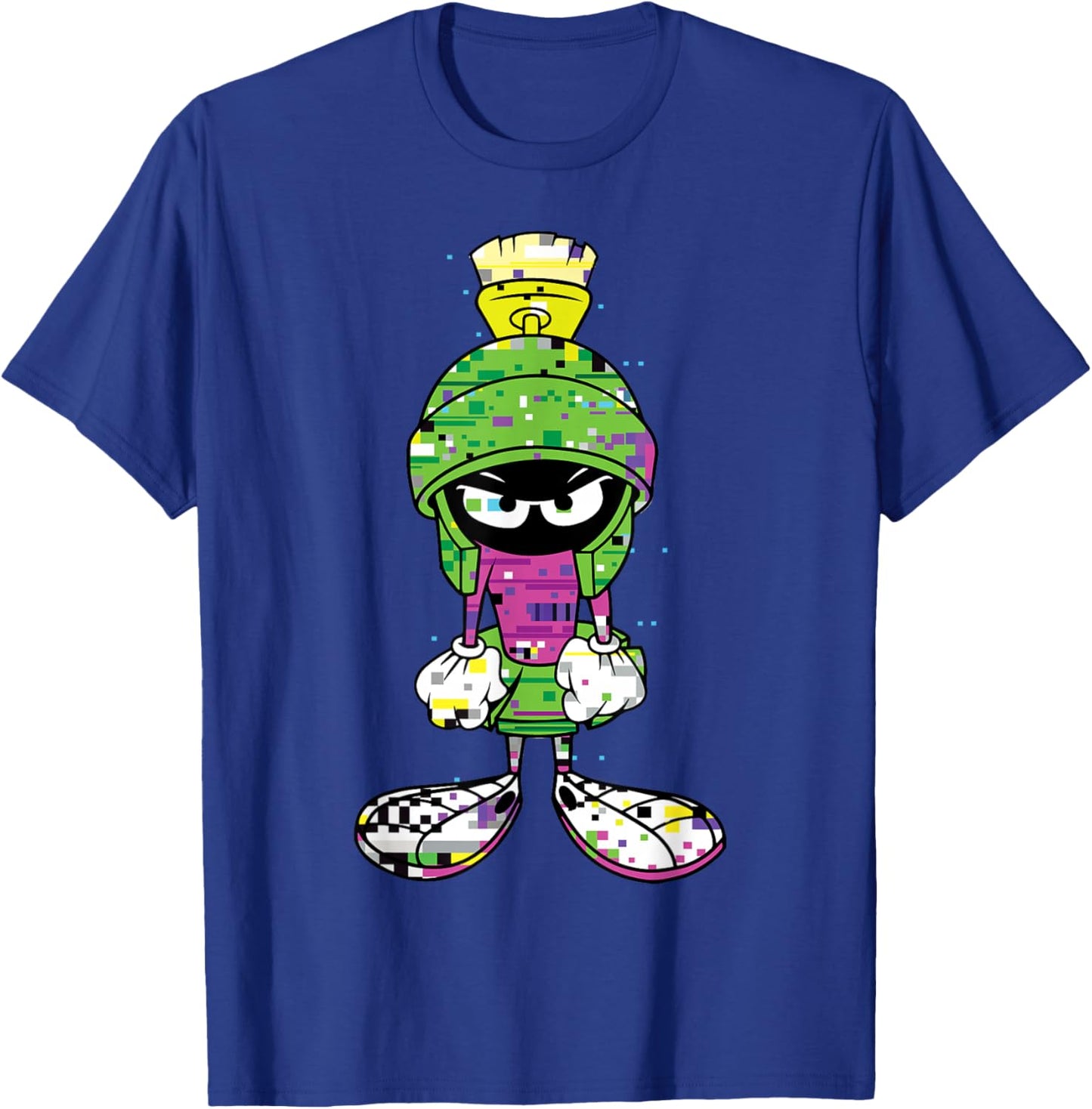 Marvin The Martian Glitch T-Shirt - T-Shirt | Royal