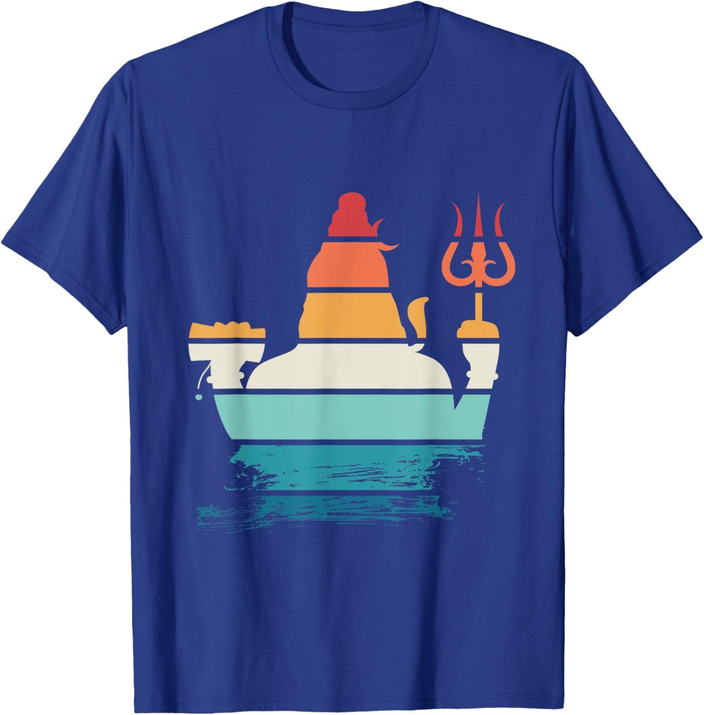 Retro Shiva Hindu Hinduism India Buddhism Ganesha Religion T-Shirt - T-Shirt | Royal