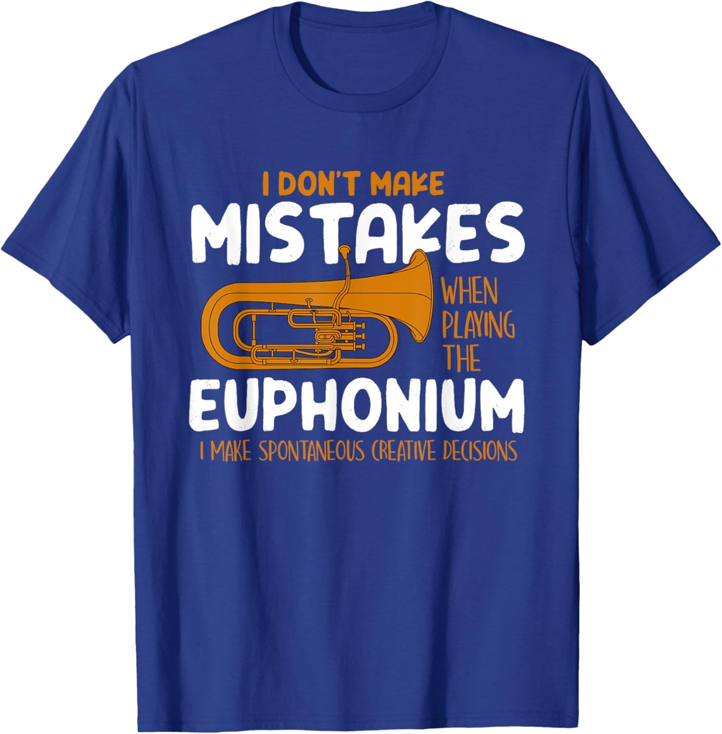 Euphonium Player Funny Euphonist Music Gift Men Women Kids T-Shirt - T-Shirt | Royal