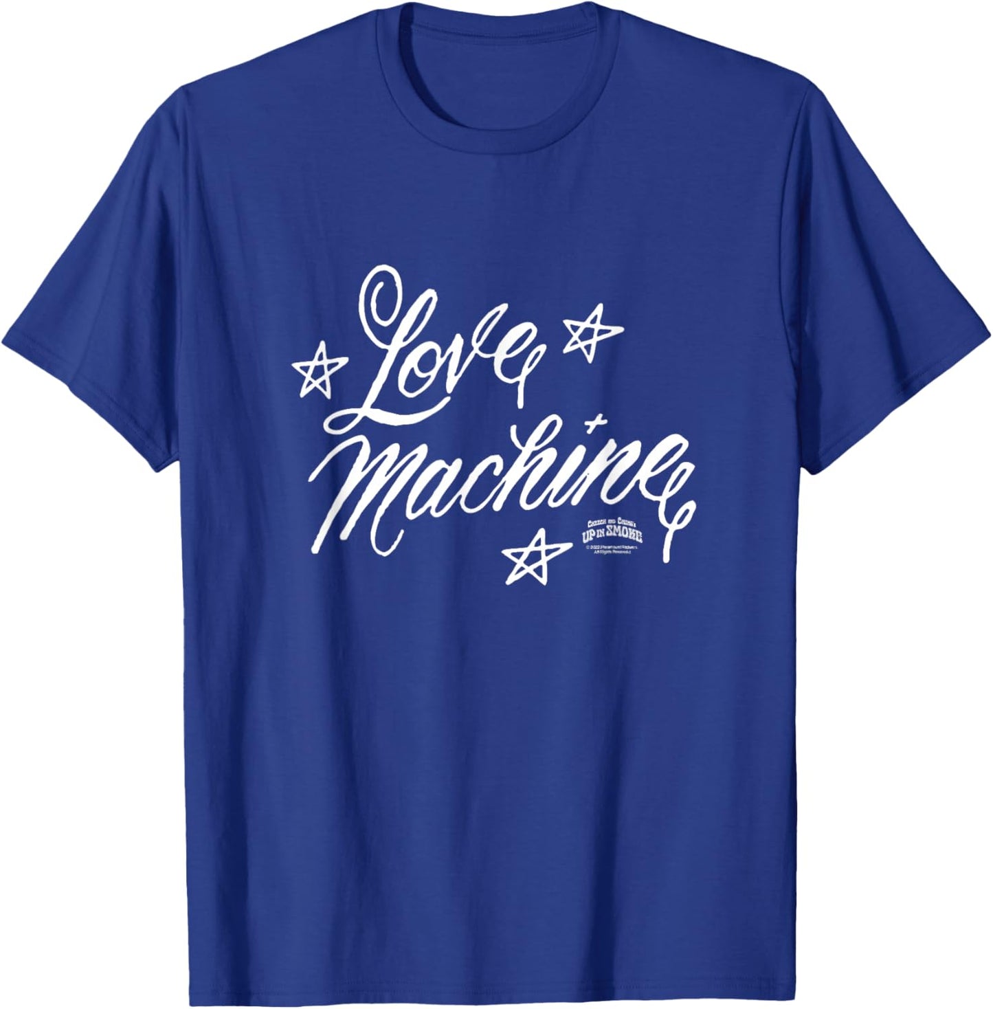 Cheech and Chong's Up in Smoke Love Machine Design T-Shirt - T-Shirt | Royal