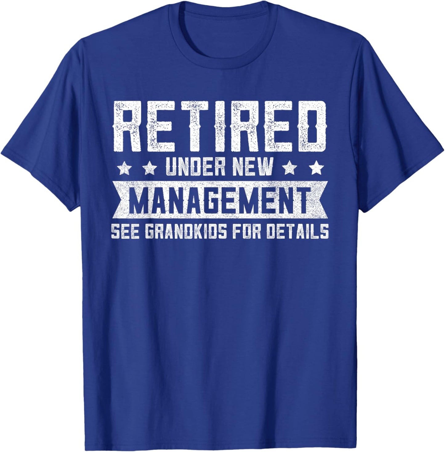 Retired Grandpa Shirts, Funny Fathers Day Retirement T-Shirt - T-Shirt | Royal