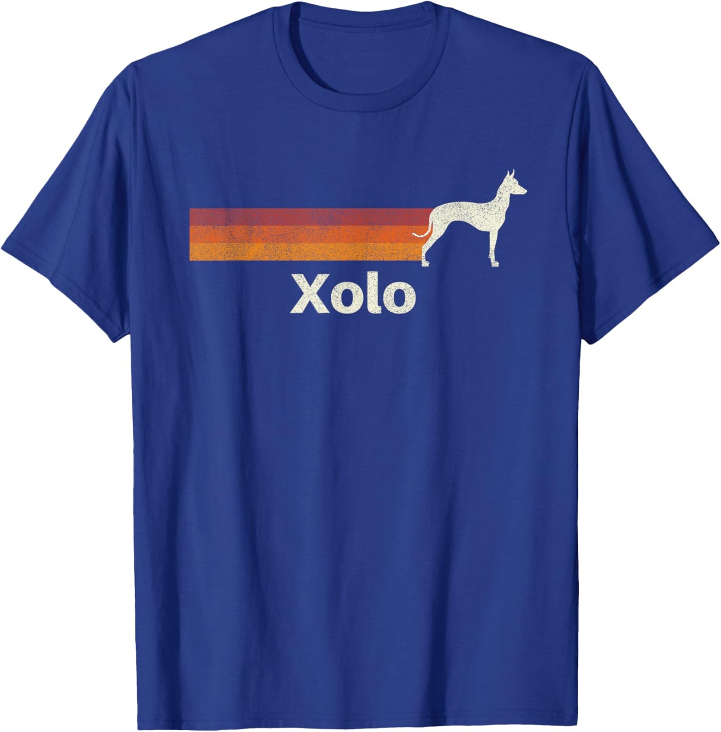 Vintage Xoloitzcuintli Xolo Retro Mom Dad Dog T-Shirt - T-Shirt | Royal