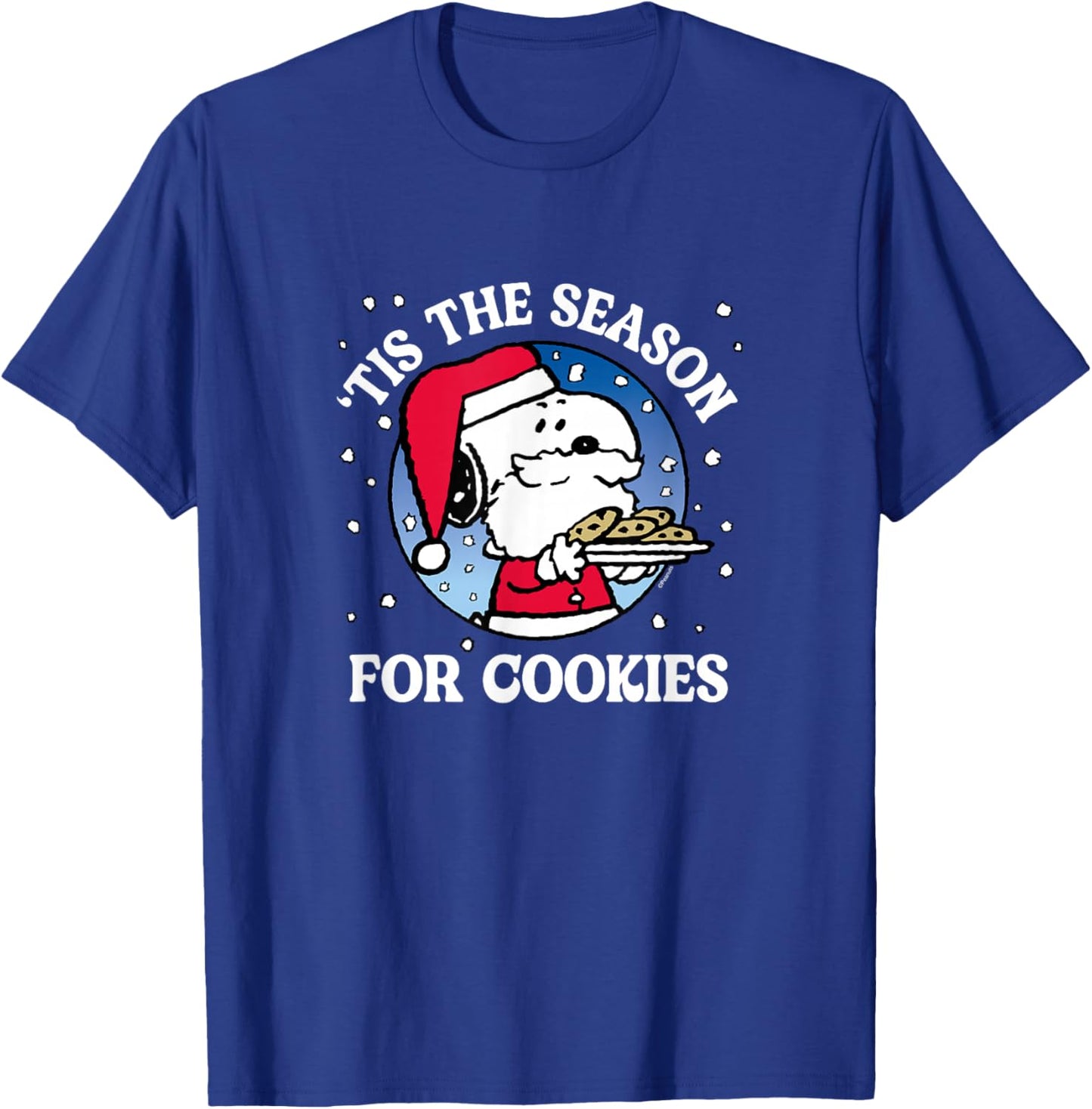 Peanuts - Tis The Season For Cookies T-Shirt - T-Shirt | Royal