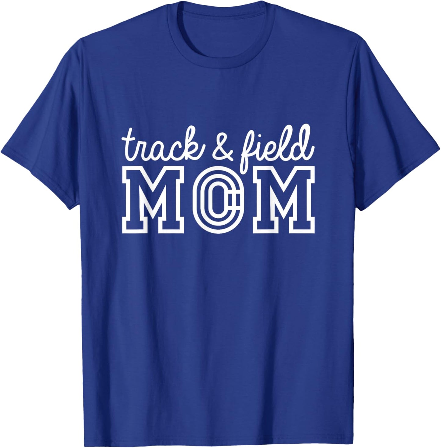 Track Mom Track And Field Mom Runner Running Mama Mother T-Shirt - T-Shirt | Royal