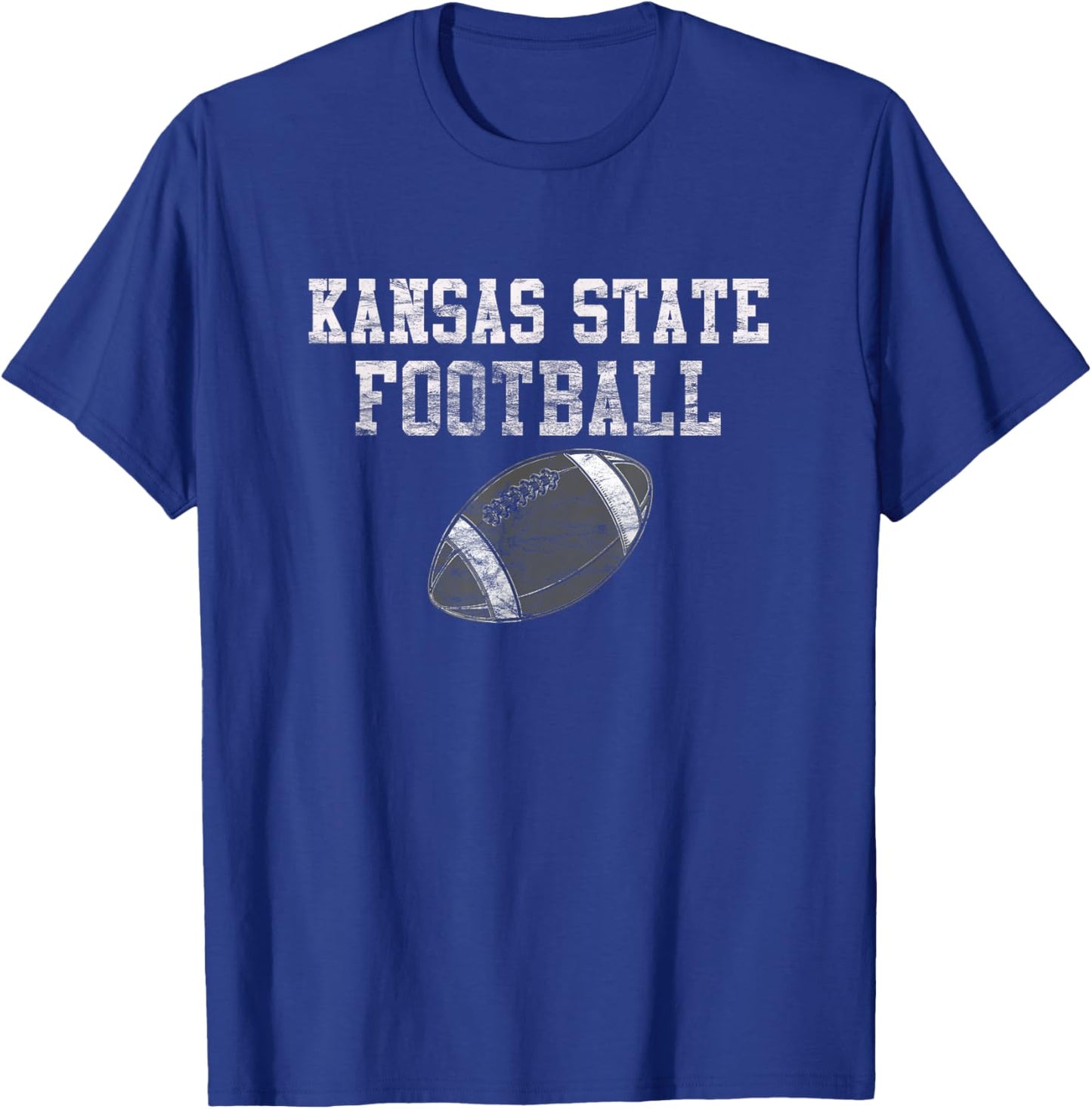 Vintage Kansas State Football T-Shirt - T-Shirt | Royal