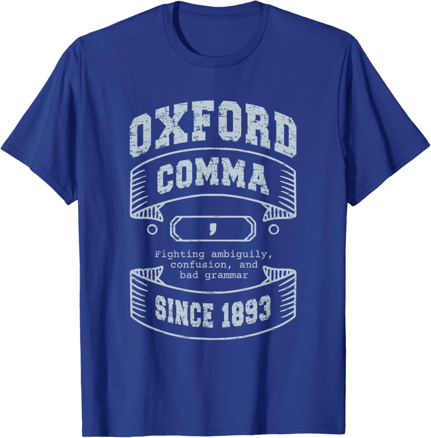 Oxford Comma T-Shirt - T-Shirt | Royal