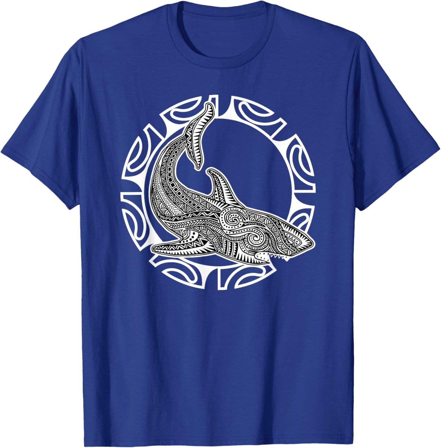 Shark Culture Symbol Haka Maori Dance New Zealand T-Shirt - T-Shirt | Royal
