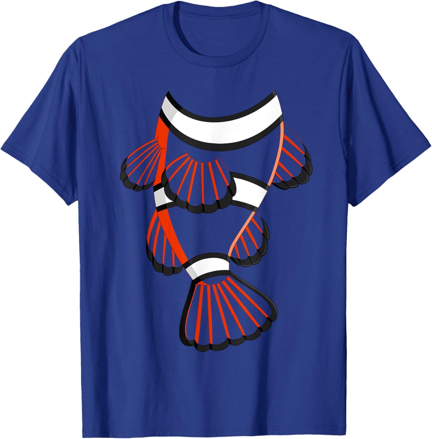 Clown Fish Animal Last Minute Halloween DIY Costume Funny T-Shirt - T-Shirt | Royal