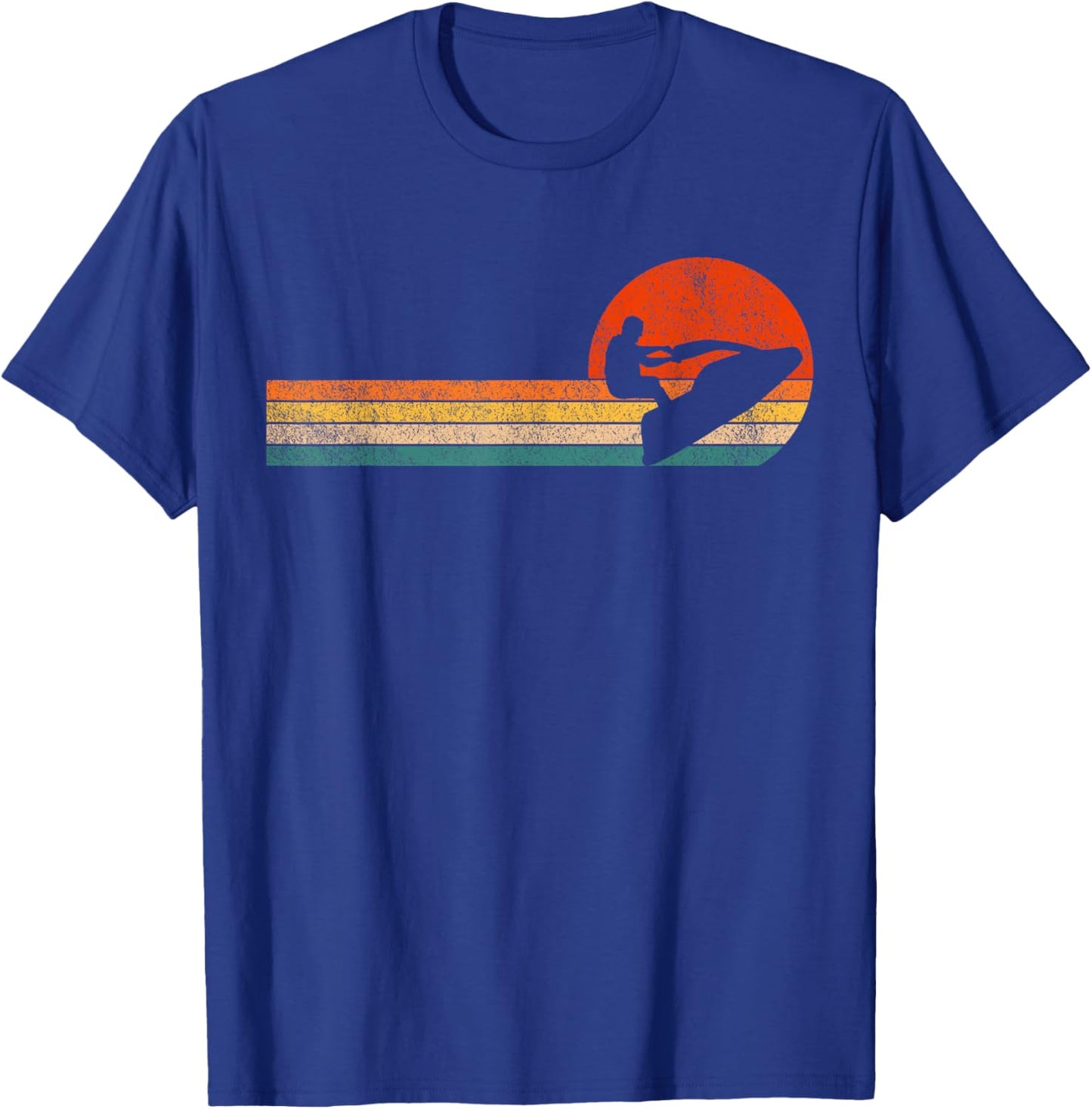 Retro Jet Ski Jetski Jet skier Vintage T-Shirt - T-Shirt | Royal
