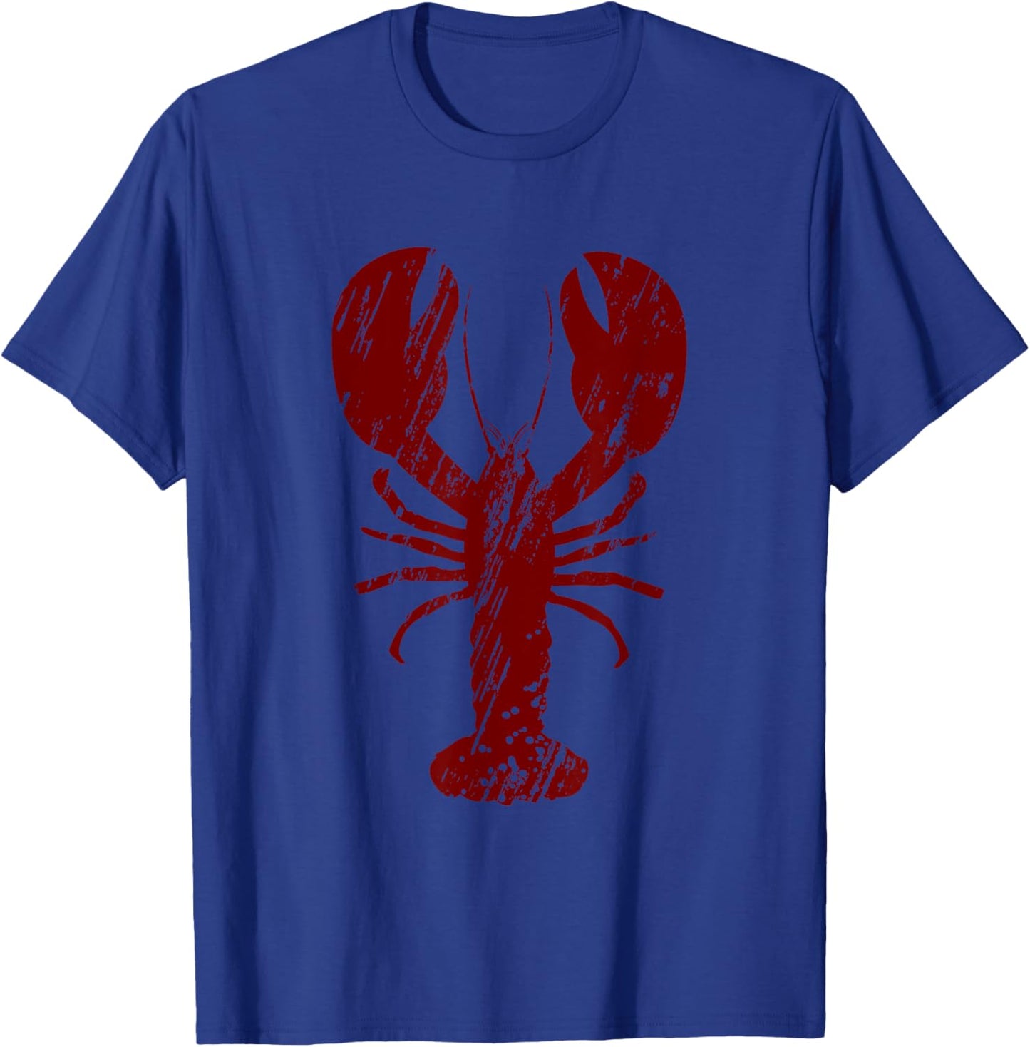 Vintage Lobster Print T-Shirt - T-Shirt | Royal