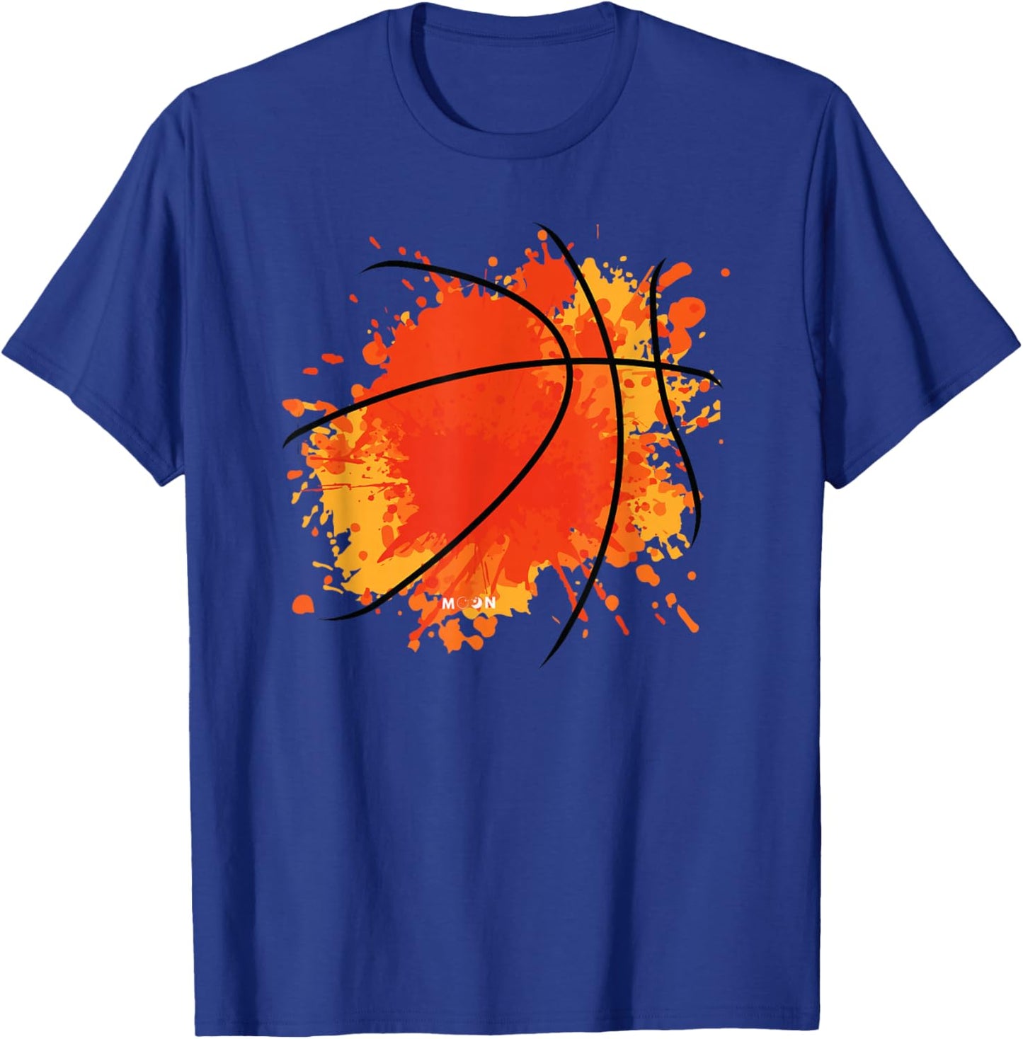 Basketball Silhouette Bball Player Coach Sports Baller T-Shirt - T-Shirt | Royal