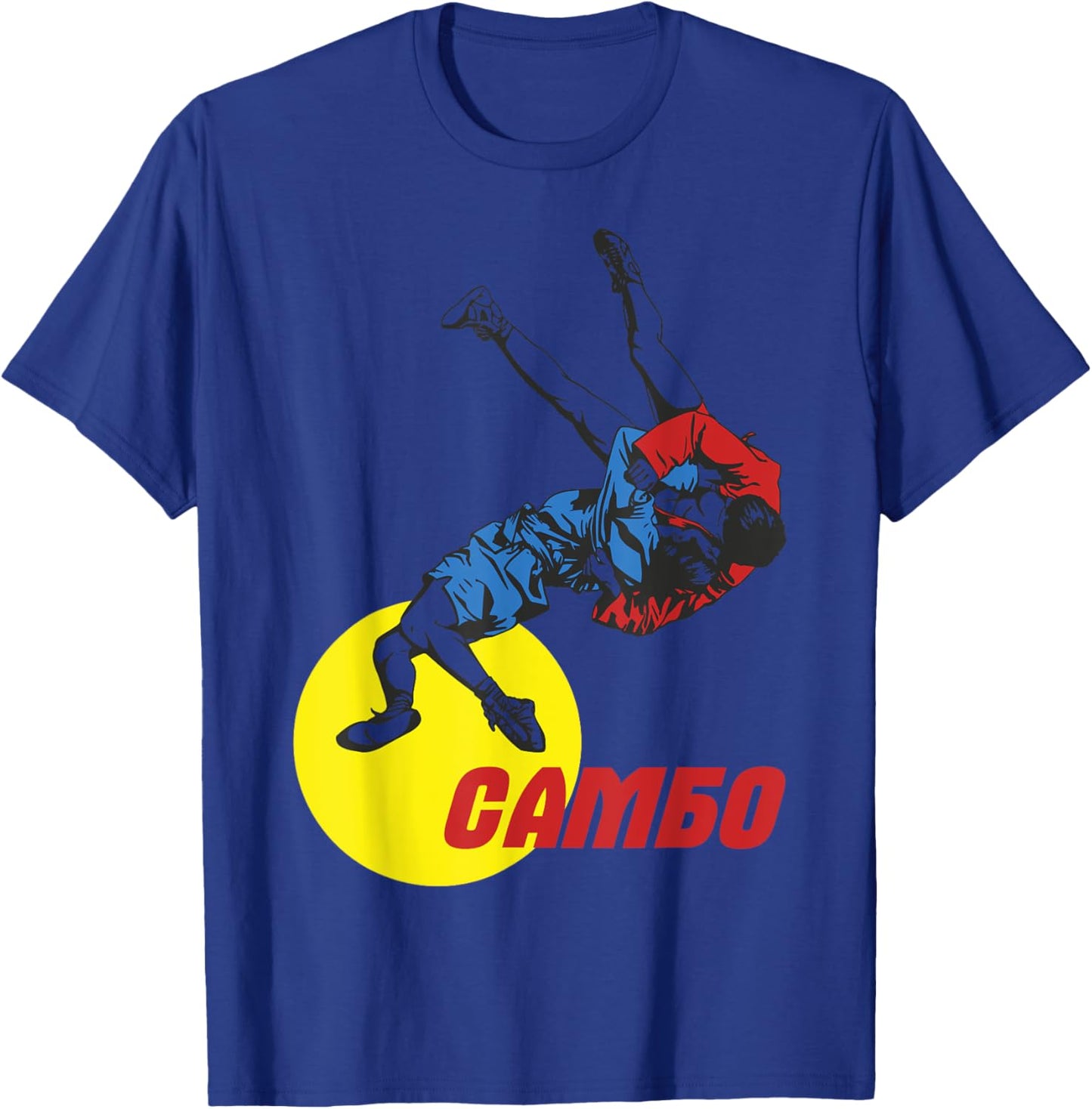 Sambo Rings Martial Arts Russia Soviet Union Martial Arts T-Shirt - T-Shirt | Royal