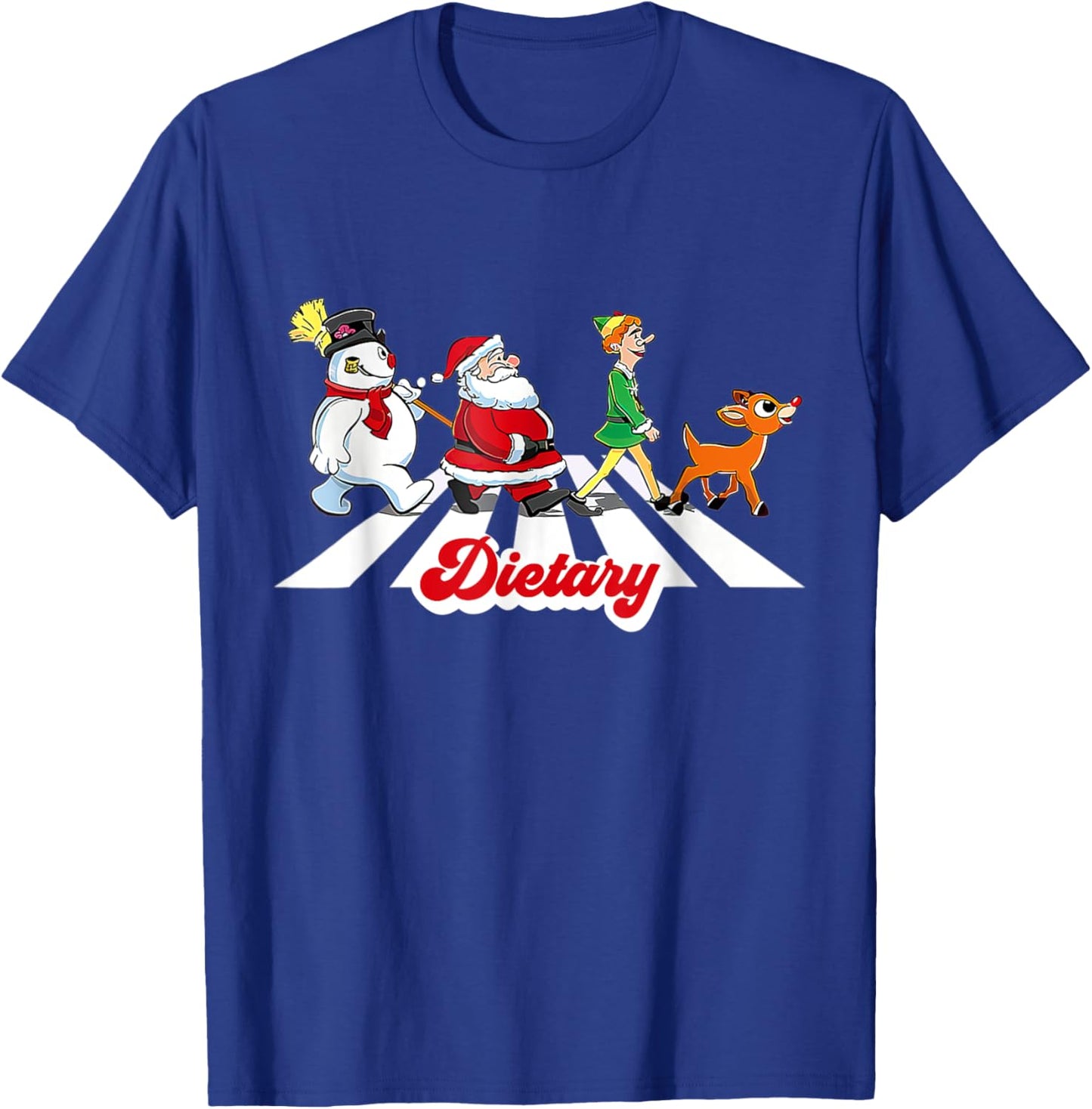 Dietary Nurse Claus Christmas Funny Nursing Dietary Crew ELF T-Shirt - T-Shirt | Royal