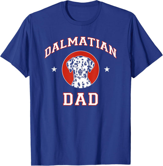 Dalmatian Dad Dog Father Women Girls Kids T-Shirt - T-Shirt | Royal