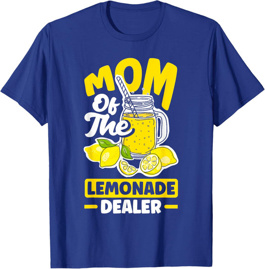 Lemonade Stand Juice Store Mom Of The Lemonade Dealer Funny T-Shirt - T-Shirt | Royal