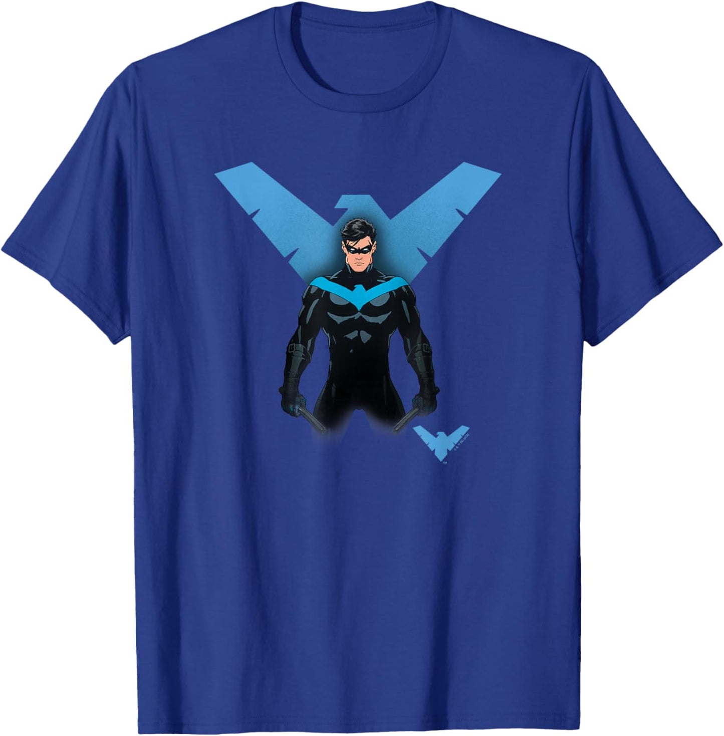 DC Comics Batman Nightwing Hero Pose T-Shirt - T-Shirt | Royal