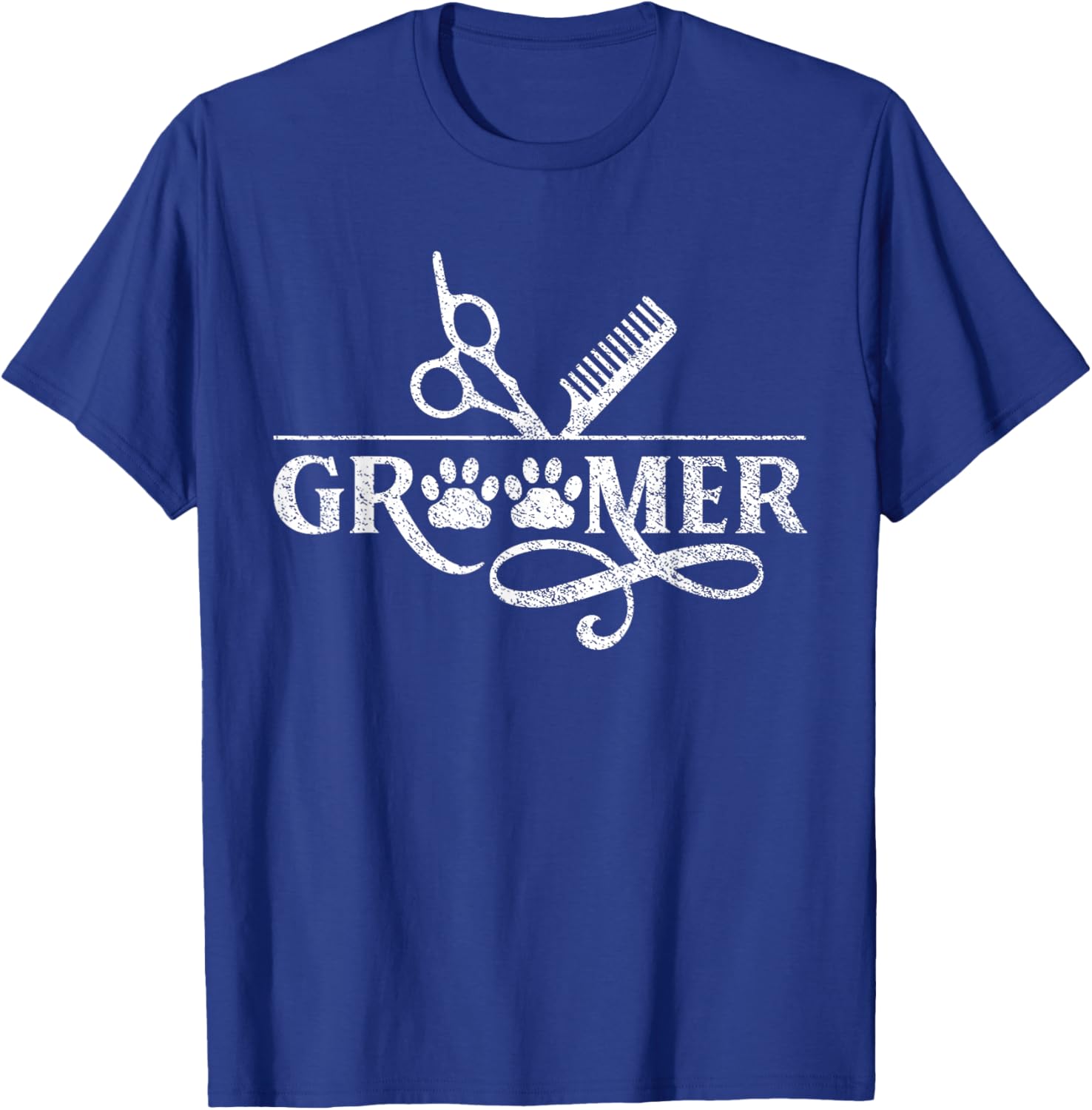 Groomer Salon Grooming Dog Animal T-Shirt - T-Shirt | Royal