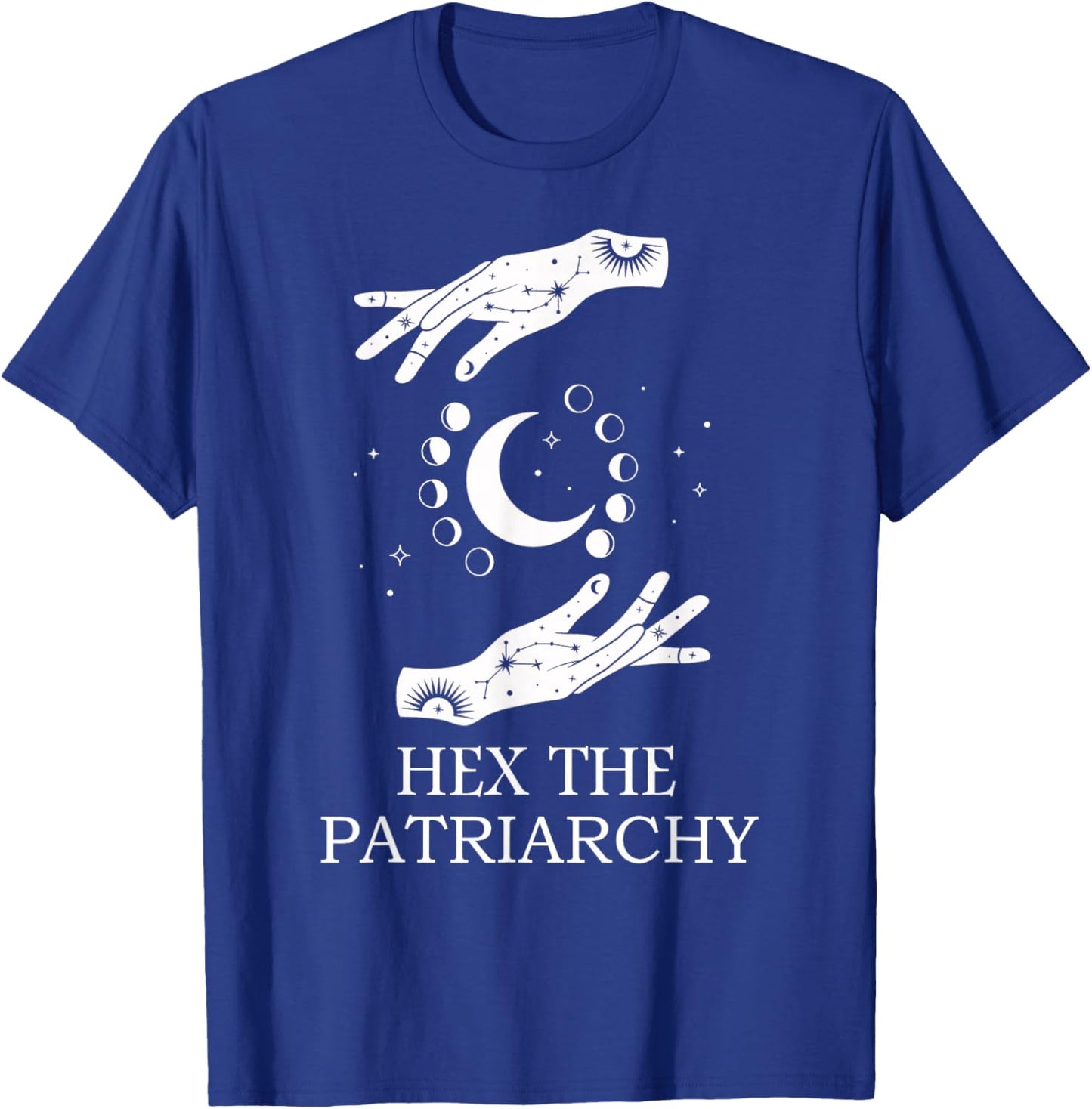 Hex The Patriarchy Feminism Witch Wicca Feminist Witchy T-Shirt - T-Shirt | Royal
