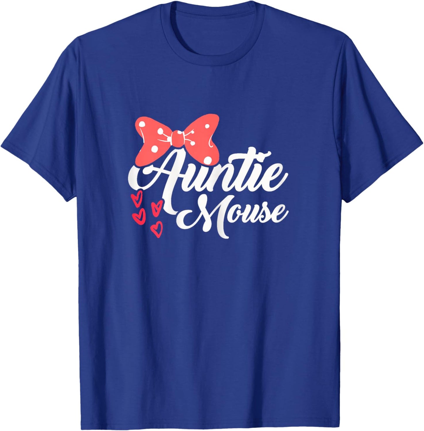 Cute Auntie Mouse | Niece Nephew | Aunt T-Shirt - T-Shirt | Royal