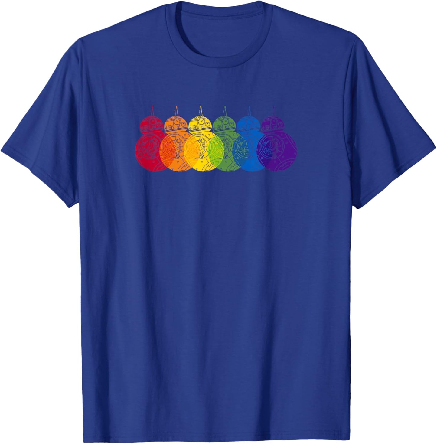 Star Wars BB8 Rainbows Logo T-Shirt - T-Shirt | Royal