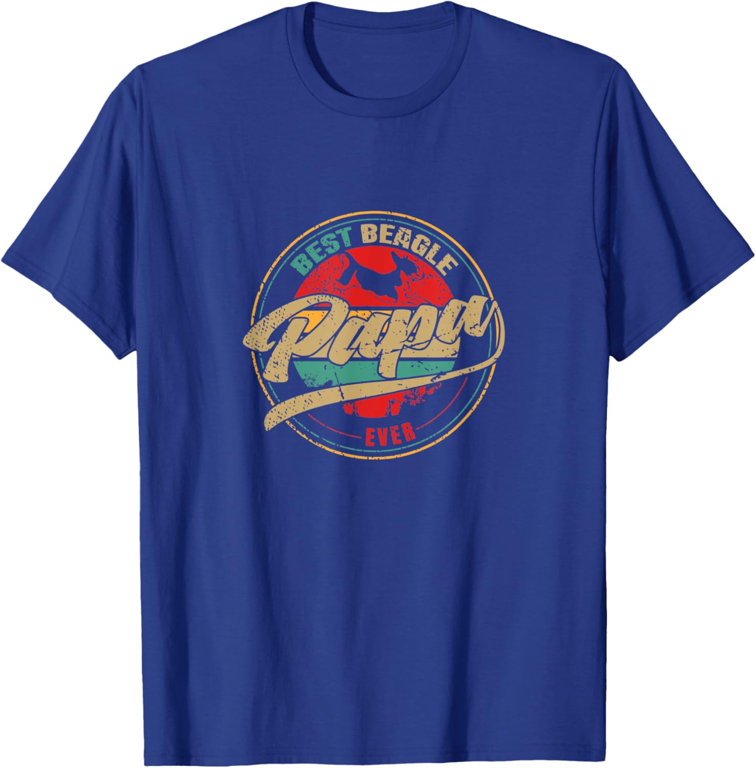 Best Beagle Papa Ever - Beagle Dog Women Kids T-Shirt - T-Shirt | Royal