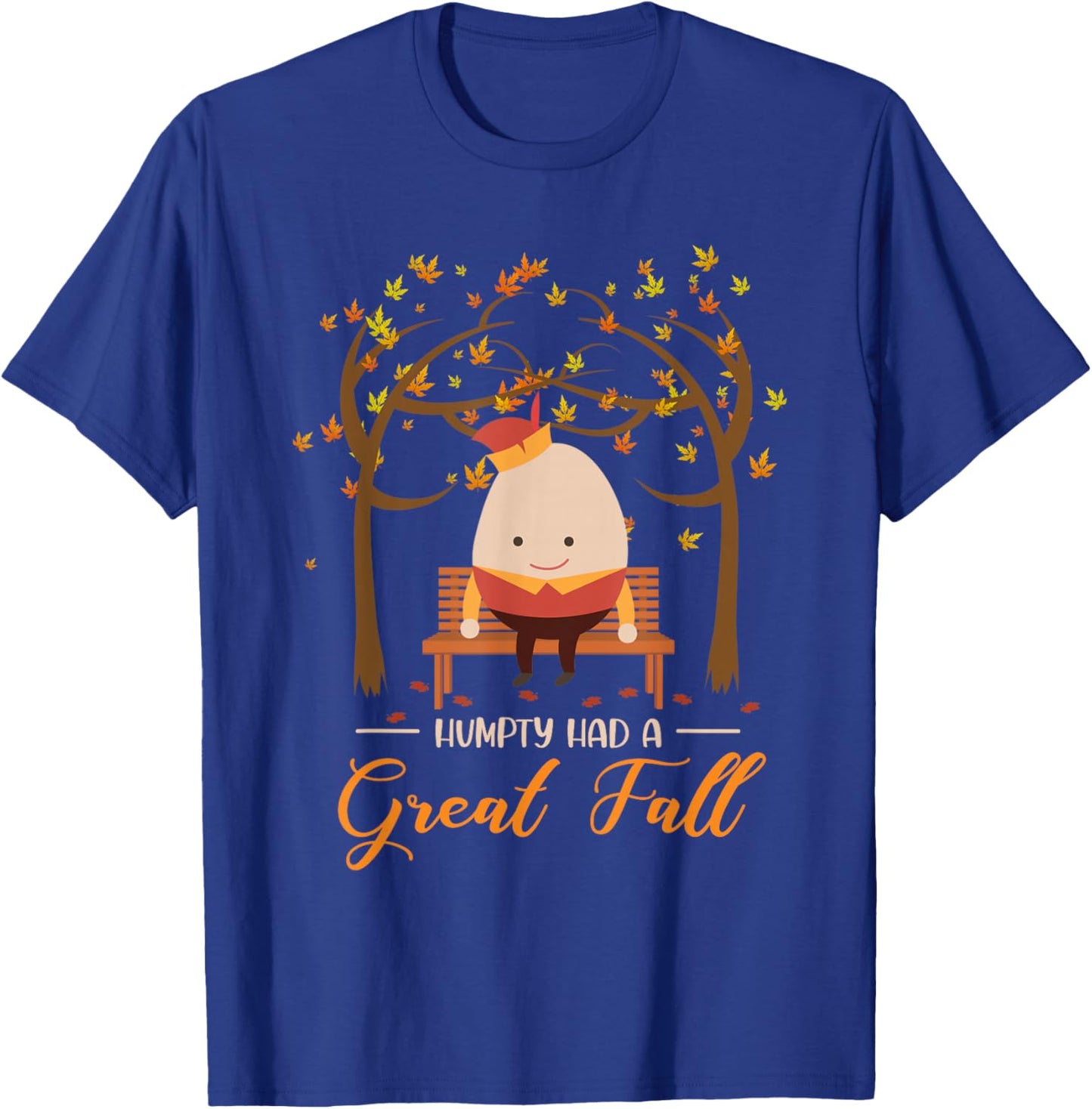 Nursery Rhymes for Kids or Humpty Dumpty sat on a Wall T-Shirt - T-Shirt | Royal