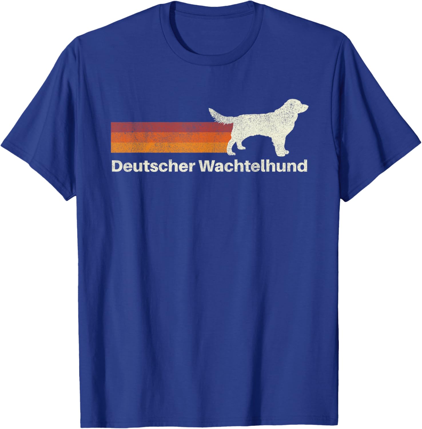 Vintage Deutscher Wachtelhund Retro Mom Dad Dog T-Shirt - T-Shirt | Royal