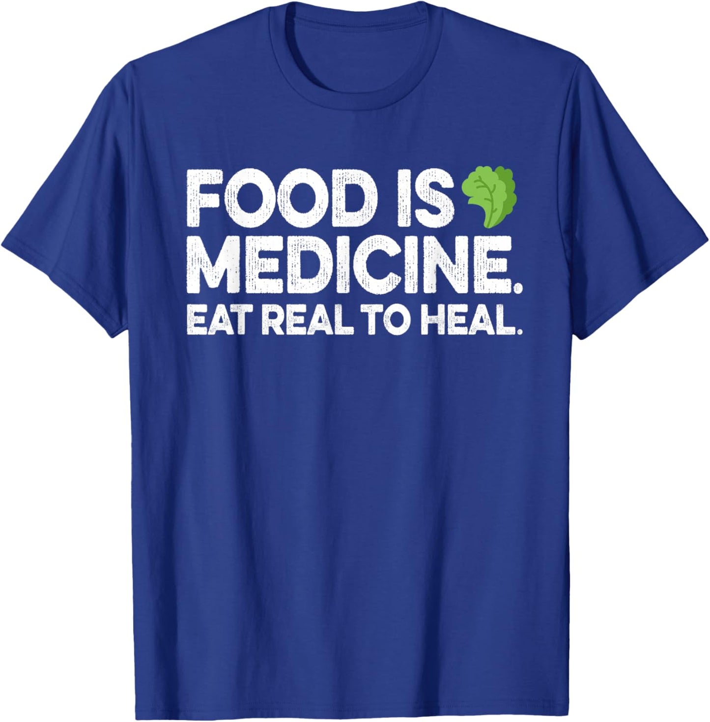 Food Is Medicine Gift Dietician Naturopath Nutritionist T-Shirt - T-Shirt | Royal
